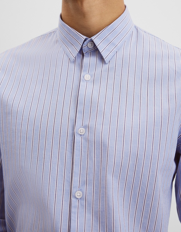 Country Road - Long Sleeve Cotton Stretch Strap Shirt