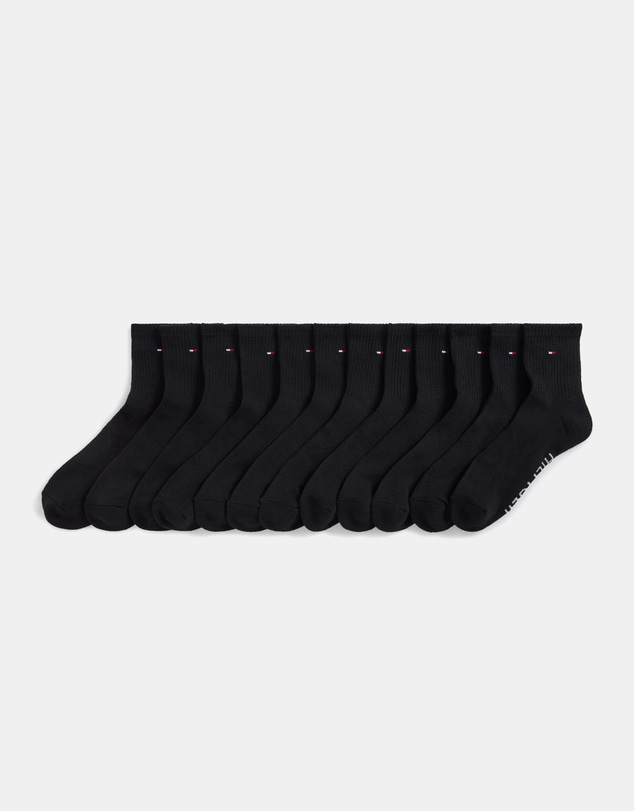 Tommy Hilfiger - 6-Pack Athletic High Quarter Socks