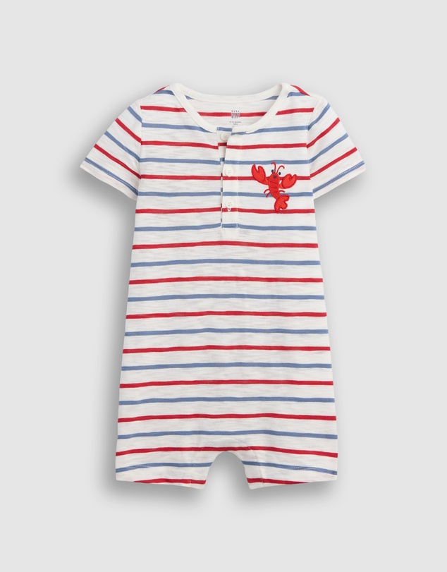 GAP - SS Knit Henley Shorties - Babies-Kids