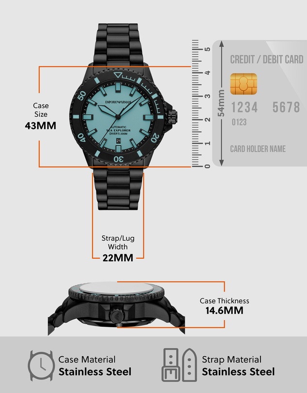 Emporio Armani - Black Automatic Watch
