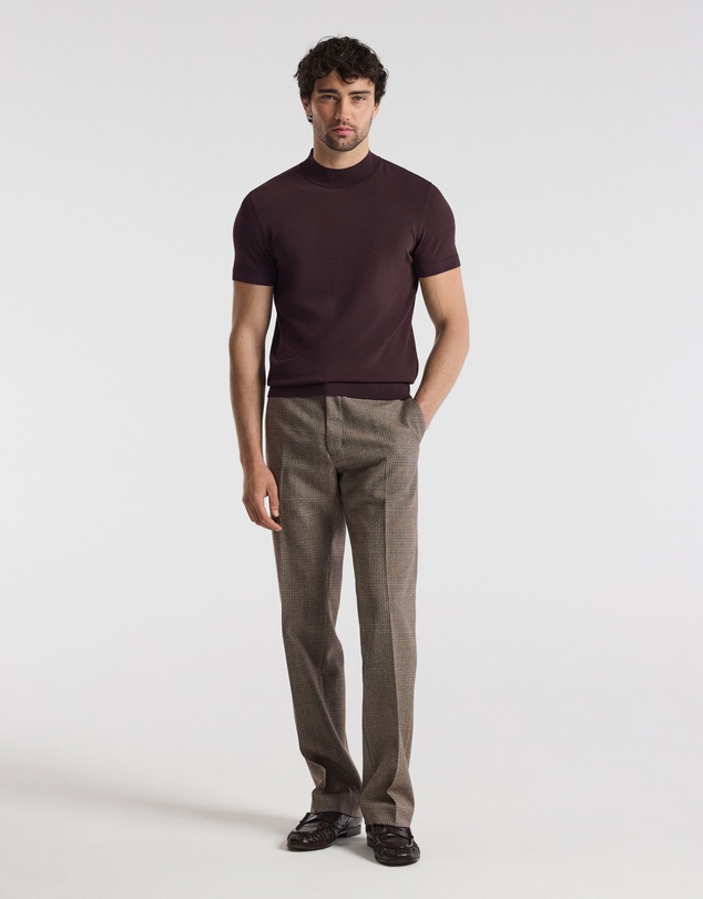 Calibre - Slim Tech Knit T-shirt Bourbon