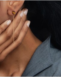 PDPAOLA - Tiger Eye Lyra Earrings