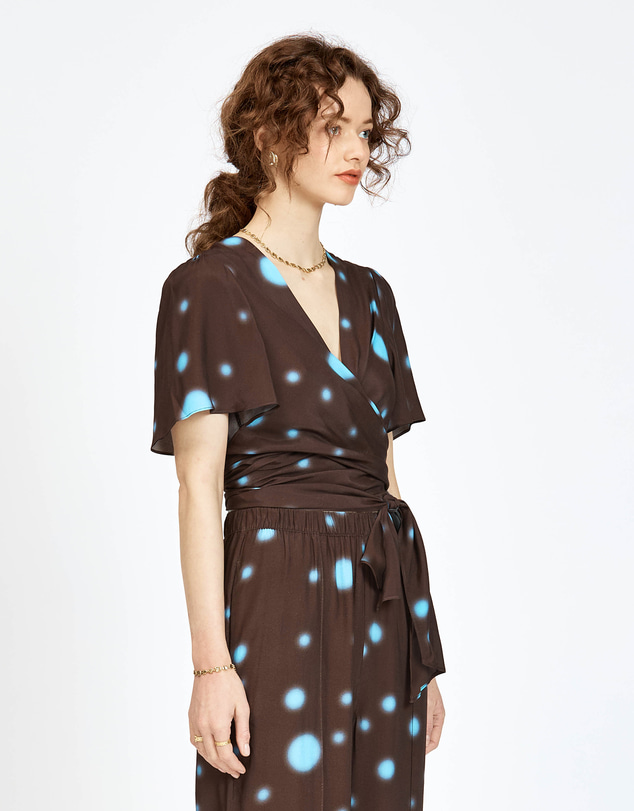 bul - Chal Top Droplet Print