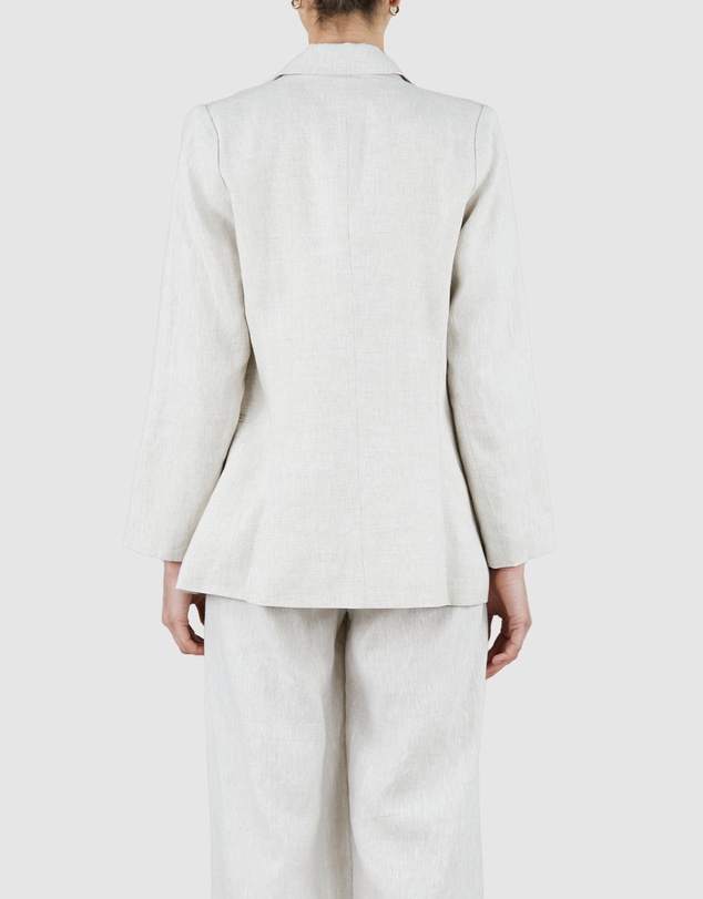 Amelius - Azure Linen Blazer