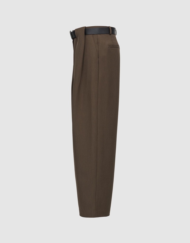 Source Unknown - Matteo Belted Tuck Trousers