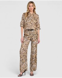 GUESS - Enora Printed Straight Pants