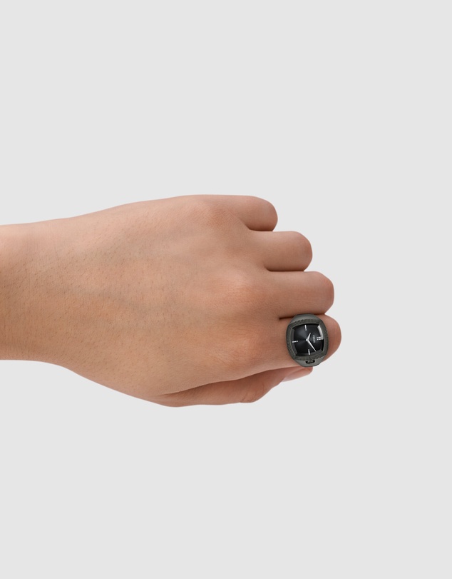 Fossil - Machine Luxe Watch Ring Gunmetal Analogue Watch