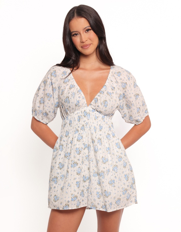 Petal & Pup - Ashio Playsuit - Blue Floral