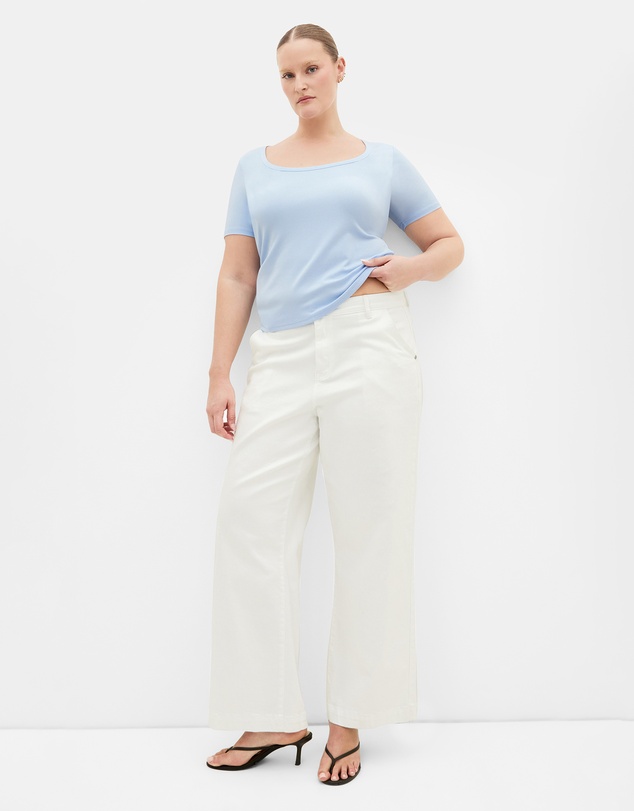 City Chic - Everyday Scoop Tee