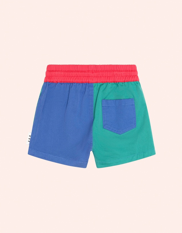 Huxbaby - Colour Block Twill Shorts - Babies-Teens