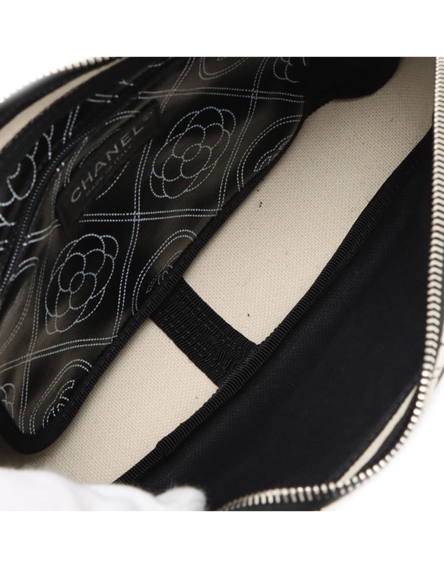 Pre-Loved by Azura Reborn - Pre-Loved Coated Canvas Camellia Logo Camera Bag