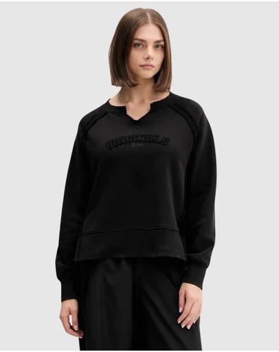 GUESS Originals - GUESS Originals Vintage Notch Sweatshirt