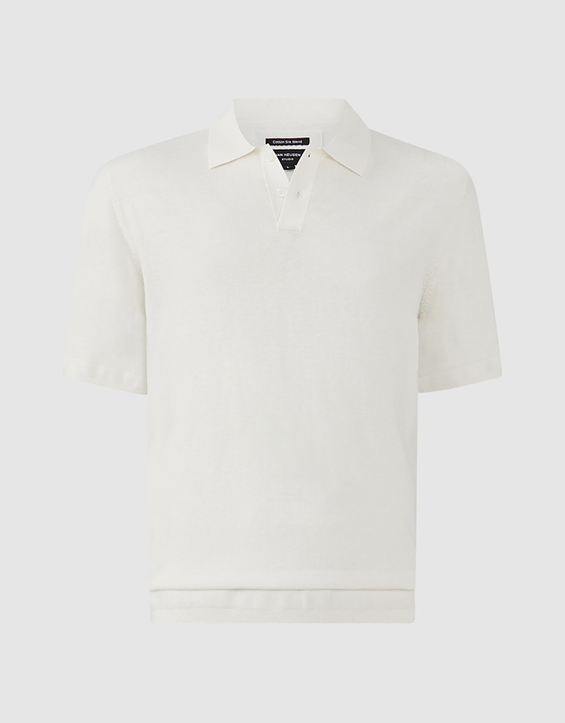 Van Heusen - Cotton Silk Knitted Polo