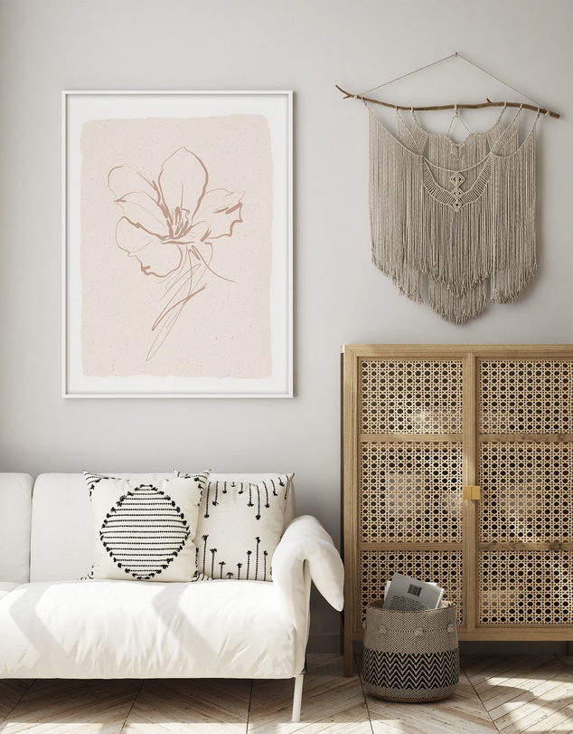 Olive et Oriel - Abstract Botanical Lily Art Print