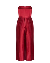 City Chic - Palazzo Pleat Jumpsuit