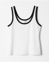 & Other Stories - Contrast-Trim Tank Top
