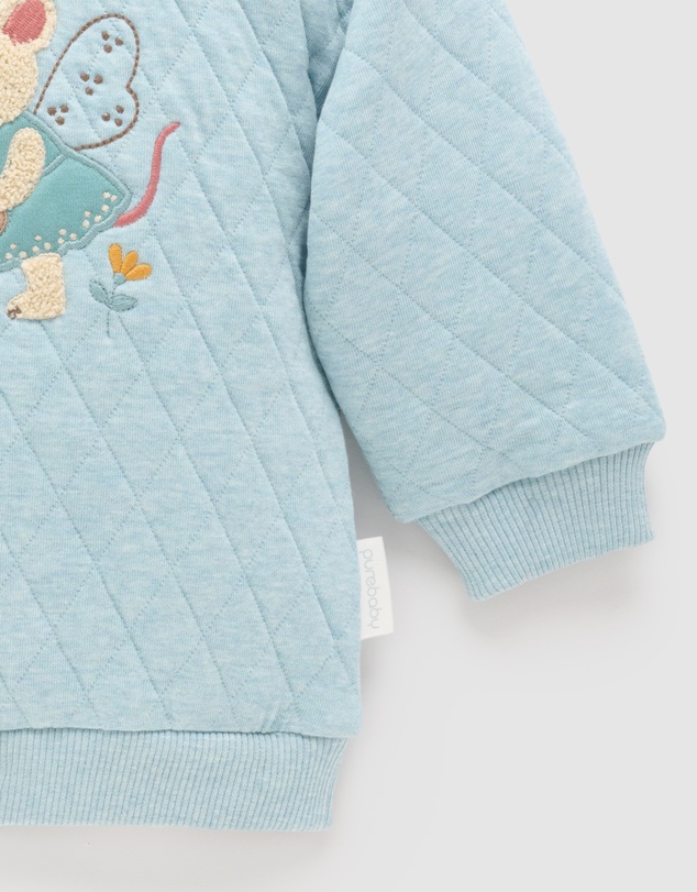 Purebaby - Butterfly Quilted Windcheater -Kids-Babies