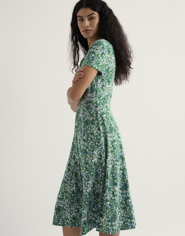 Seasalt - Seasalt Cornwall Green S/S April Dress