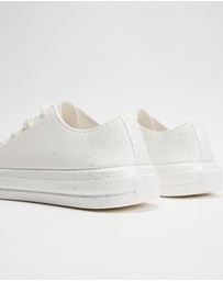 Holster - Connie EVA Sneakers - White Glitter - Unisex