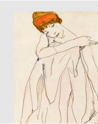 Inka Arthouse - Dancer by Egon Schiele Art Print
