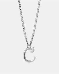 Karen Walker - C Initial Love Letter Necklace