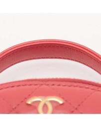 Pre-Loved by Azura Reborn - Pre-Loved Quilted Lambskin Chic Riviera Top Handle Vanity Case