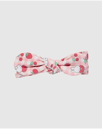 Kynd Baby - Miffy Headband in Berry Check