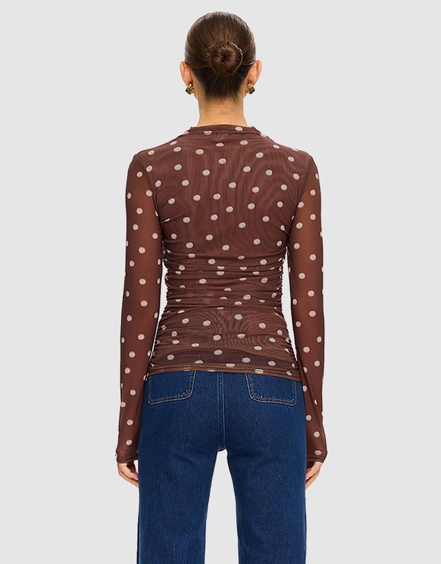 KIVARI - Edie Mesh Top