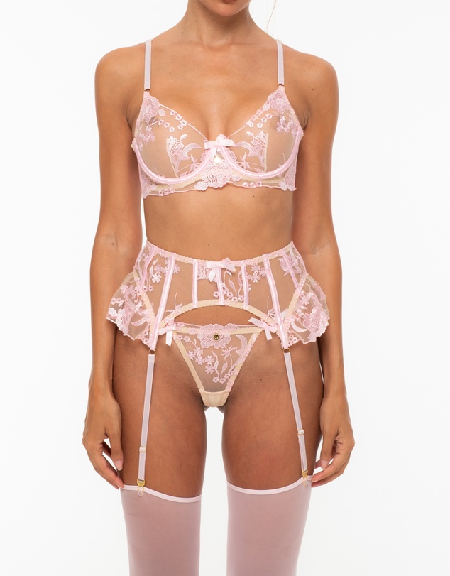 One Empire - Bonnie Pink Lingerie Set