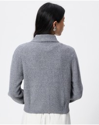 & Other Stories - Knitted Collar Cardigan