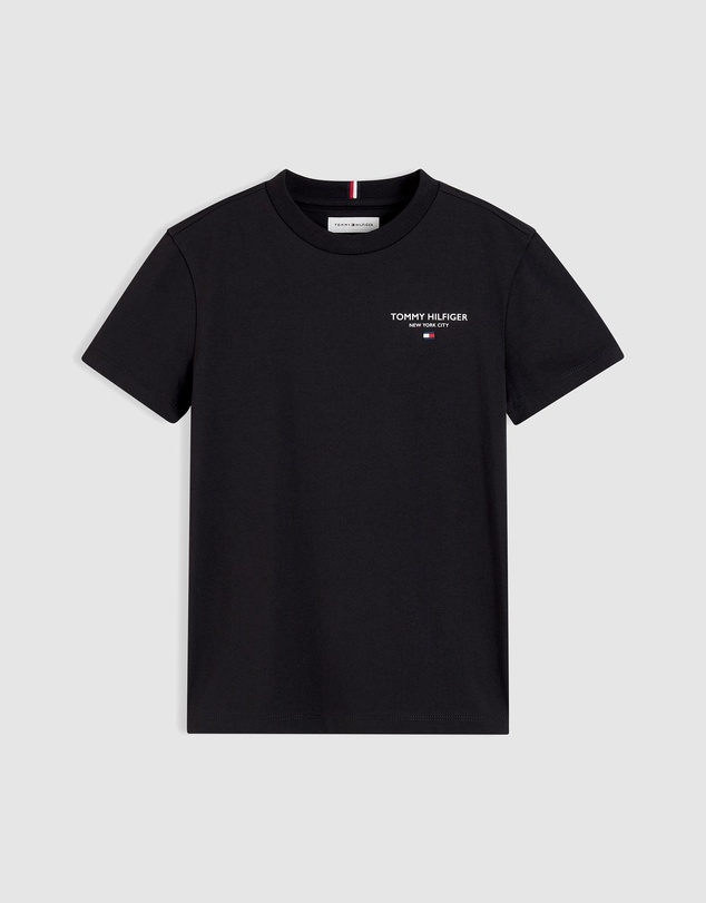 Tommy Hilfiger - Boys 8-16 Logo Jersey Crew Neck T-Shirt - Teens