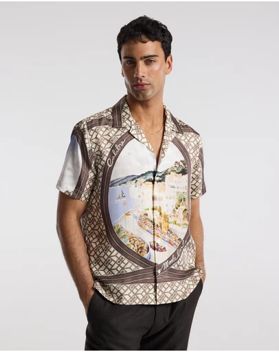 Calibre - Monte Carlo Silk Shirt Natural