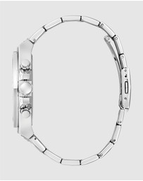 GUESS - GUESS Men's Silver Tone Multi-function Watch