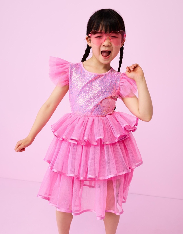 Rock Your Kid - Barbie Layered Dress - ICONIC EXCLUSIVE