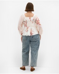 City Chic - Shayla Floral Print Top