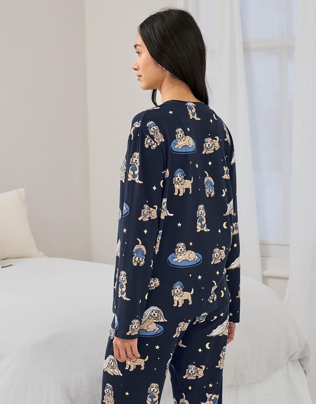 Chelsea Peers - Sleepy Dogs Long Pyjama Set
