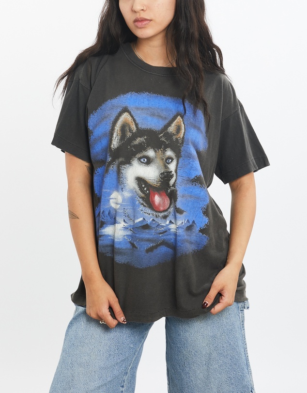Vintage by The Real Deal - Pre Loved - Vintage 80s Husky Wildlife Tee
