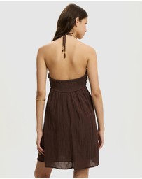 Cotton On - Taylor Tie Up Mini Sundress