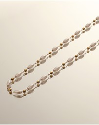 Zoe Olivia - Waterproof Pearl and Bead Necklace
