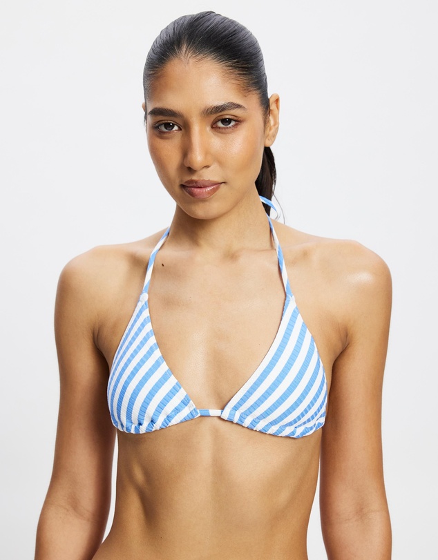 & Other Stories - Ribbed Triangle Bikini Top