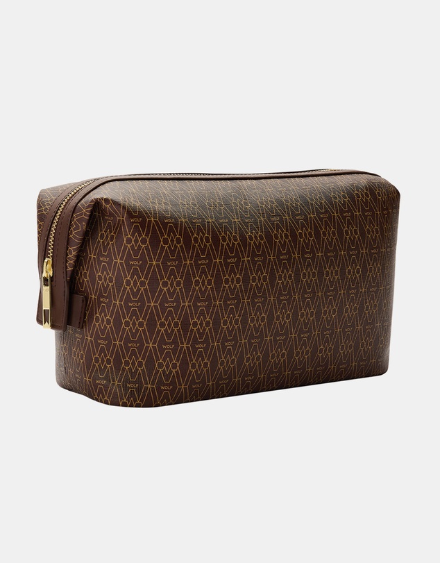 Wolf - Wolf Signature Washbag Brown