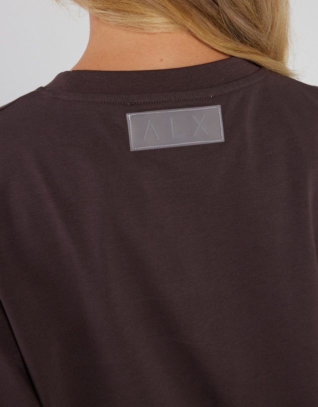 ALEXANDRA - Zuri T-Shirt Dark Cocoa