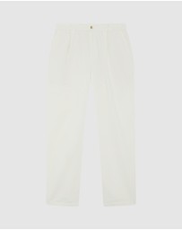 Frescobol Carioca - Aldo Cotton Pleated Trousers
