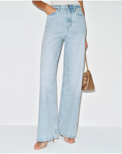 Reformation - Cary High Rise Slouchy Wide Leg Jeans