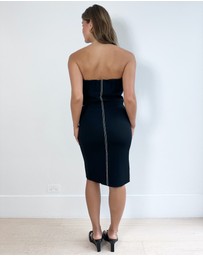 Cirkular - Pre-Loved - Bassike Strapless Midi Dress