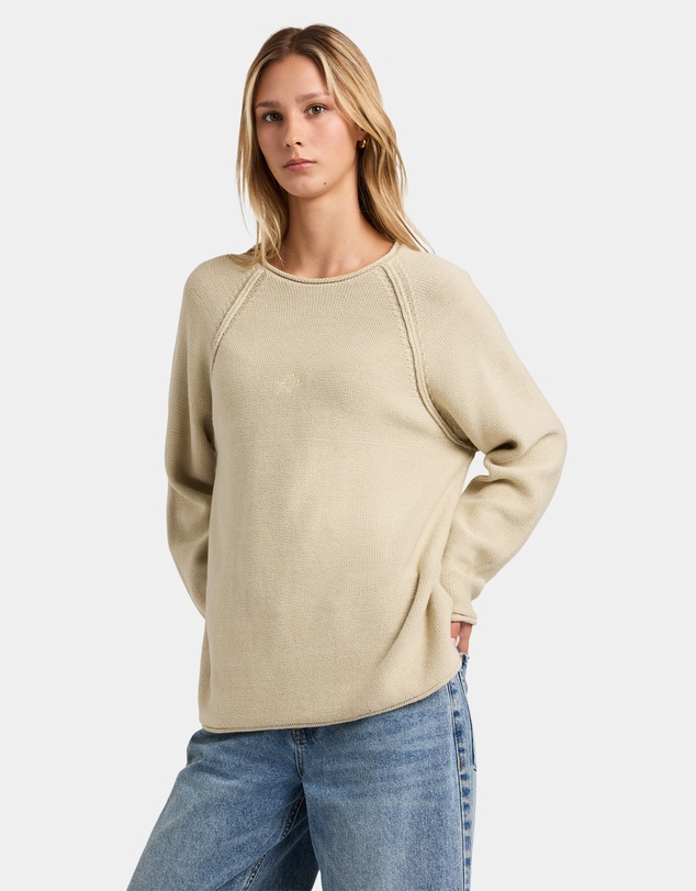 RVCA - Womens Ivy Raglan Crew Neck