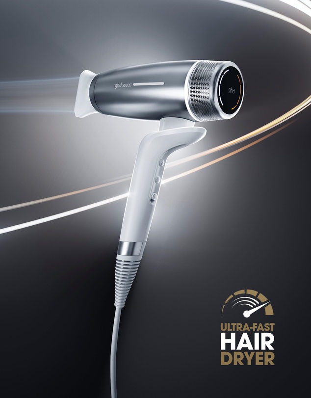 ghd - speed Professional Hair Dryer in Silver White