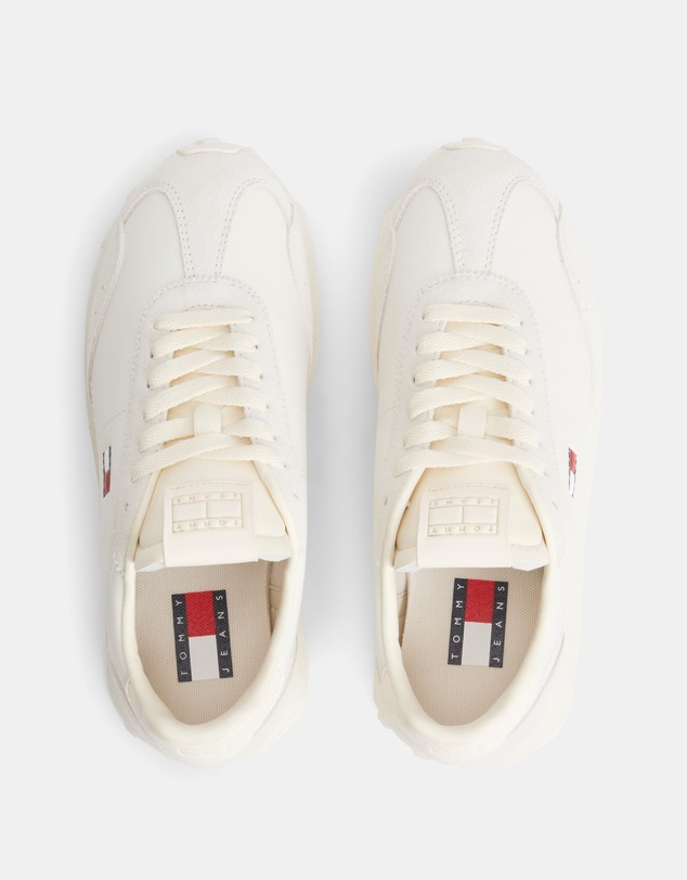 Tommy Hilfiger - TJ Retro Runner Archive Leather Sneakers - Women's