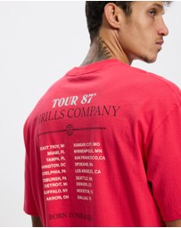 Thrills - Metal and Dust Box Fit Oversize Cropped Tee