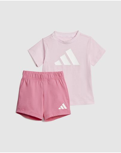 Clear Pink & White